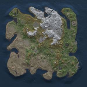 Thumbnail Rust Map: Procedural Map, Size: 3600, Seed: 10202, 18 Monuments