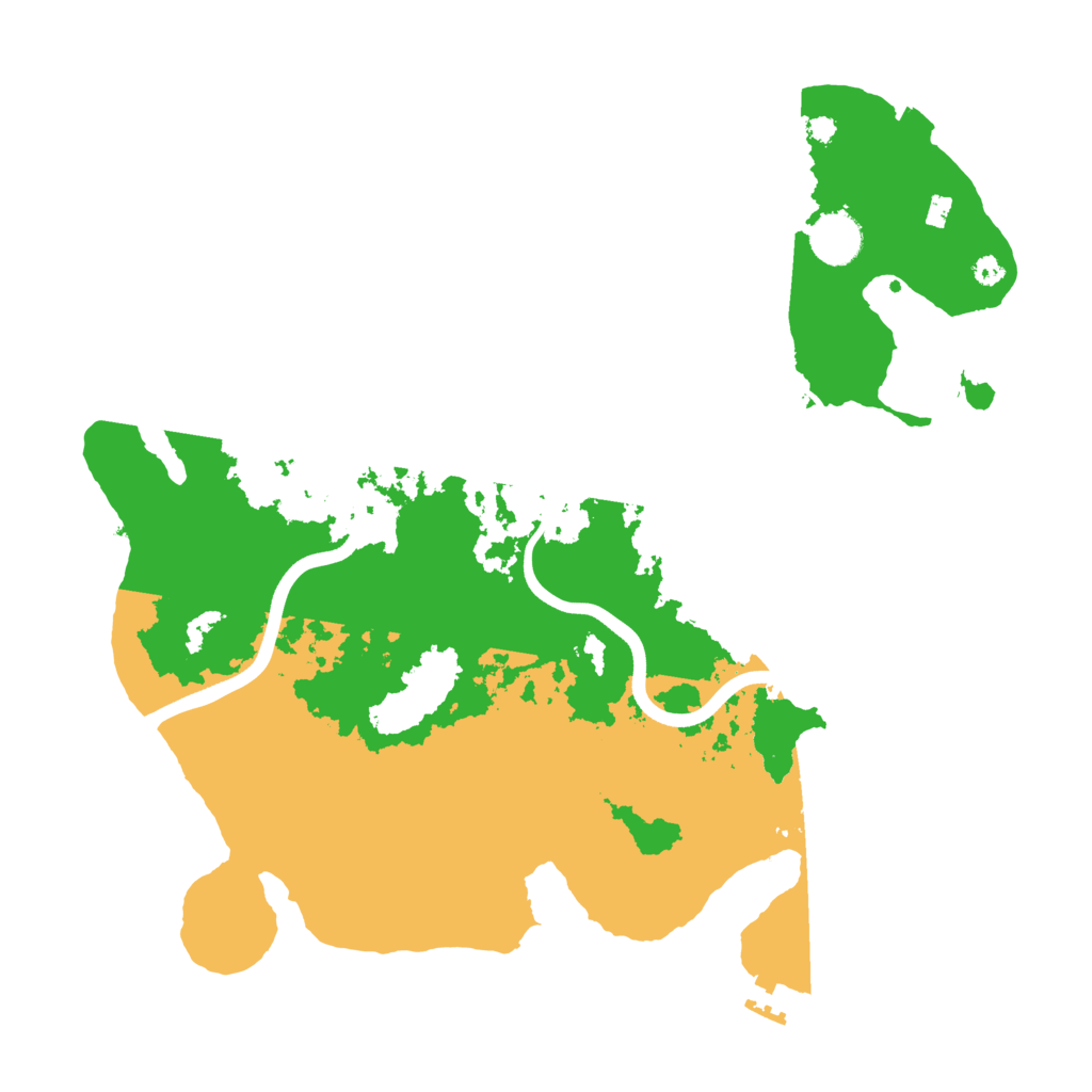 Biome Rust Map: Procedural Map, Size: 3700, Seed: 1955641193