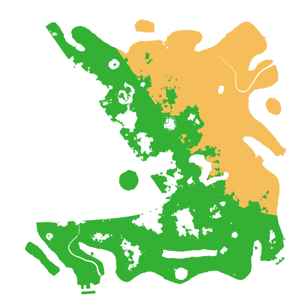 Biome Rust Map: Procedural Map, Size: 4400, Seed: 901913895