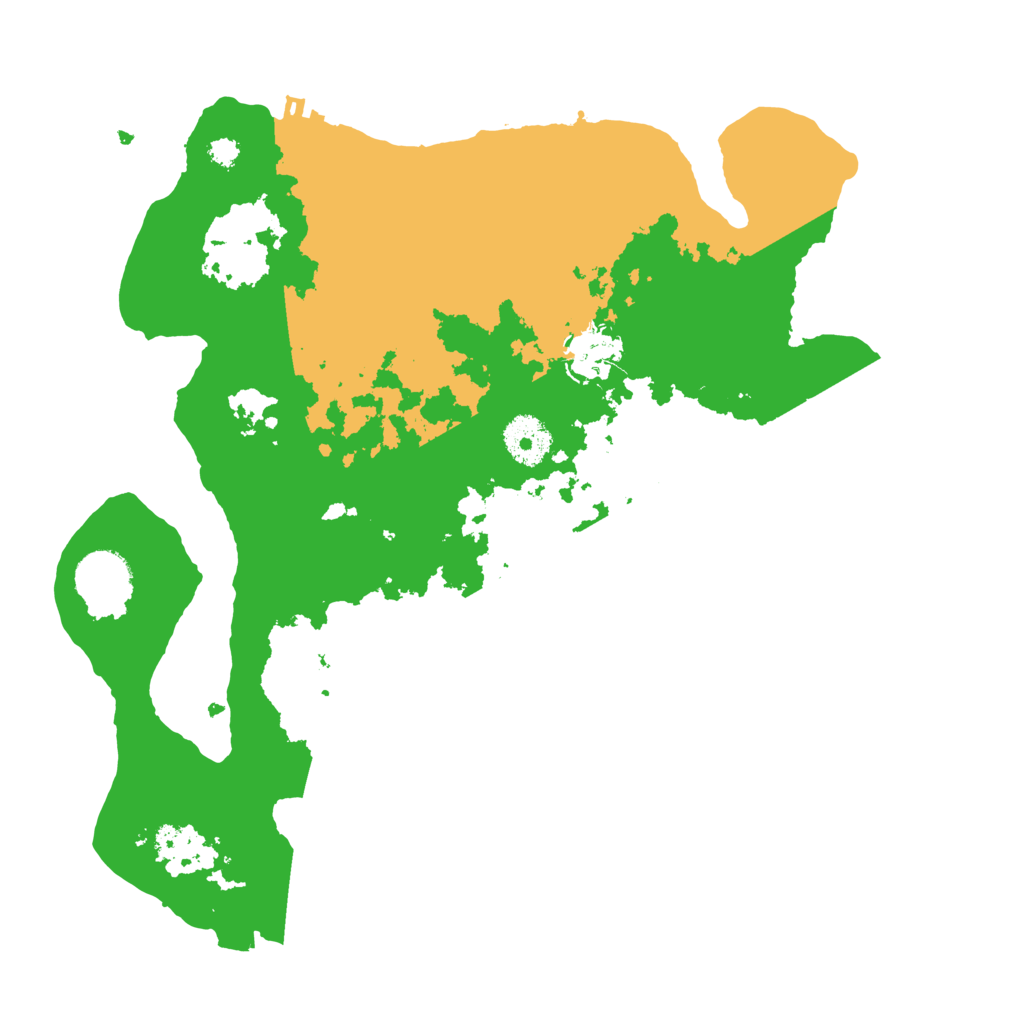 Biome Rust Map: Procedural Map, Size: 3250, Seed: 2025829672