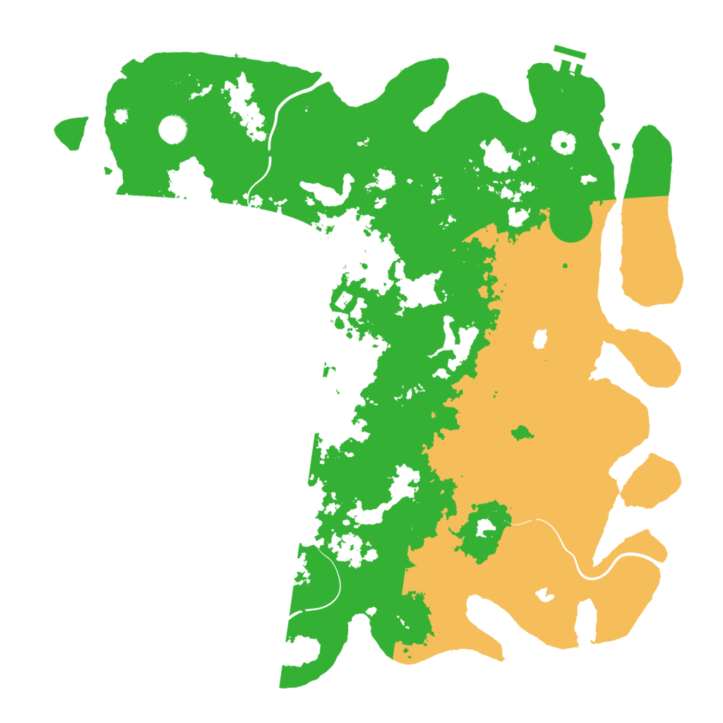 Biome Rust Map: Procedural Map, Size: 4500, Seed: 1132664666