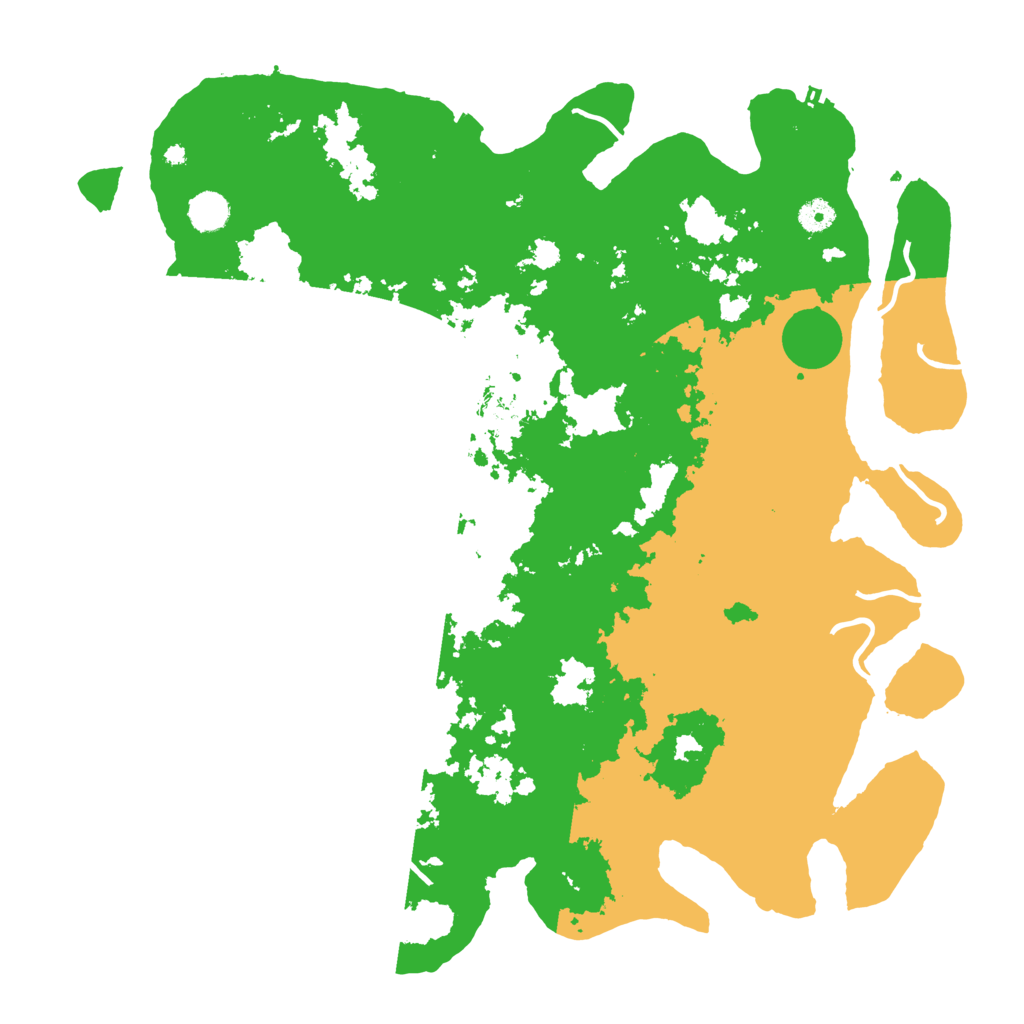 Biome Rust Map: Procedural Map, Size: 4500, Seed: 1132664666