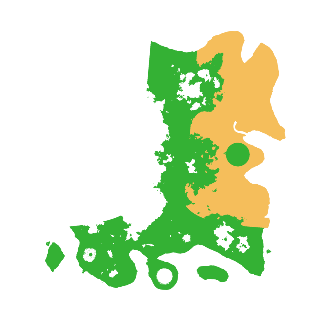 Biome Rust Map: Procedural Map, Size: 3500, Seed: 28156238
