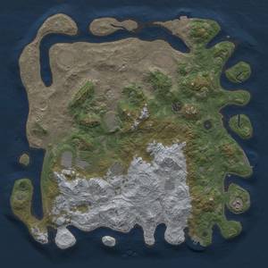 Thumbnail Rust Map: Procedural Map, Size: 4500, Seed: 256794449, 19 Monuments