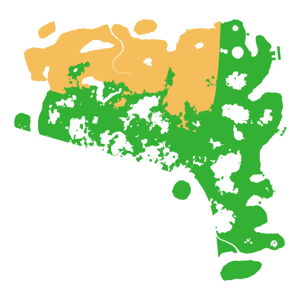 Biome Rust Map: Procedural Map, Size: 4500, Seed: 2022024