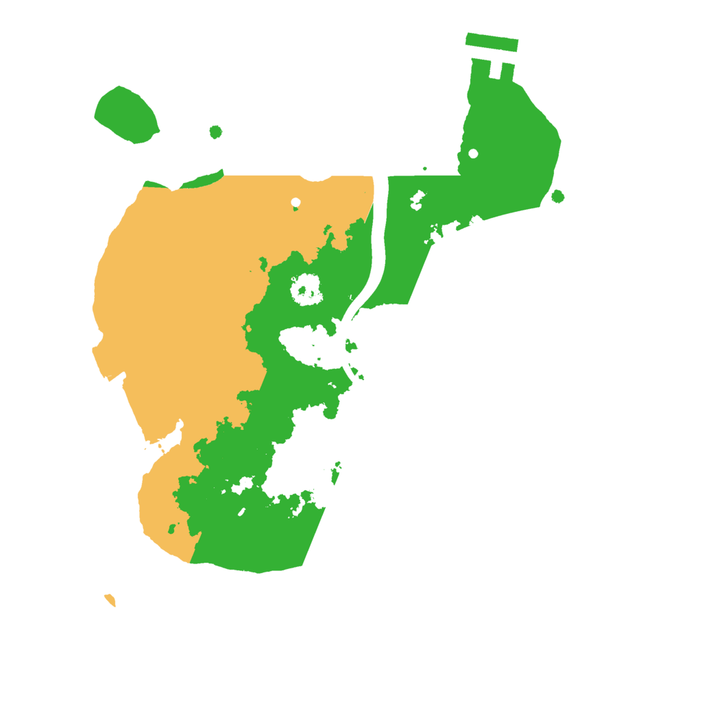 Biome Rust Map: Procedural Map, Size: 2200, Seed: 1136258306
