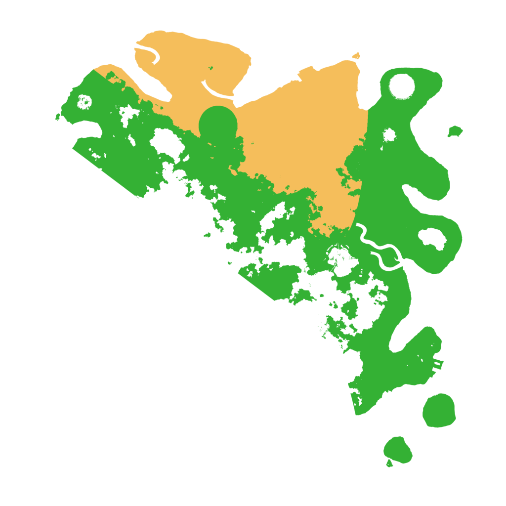 Biome Rust Map: Procedural Map, Size: 3500, Seed: 1743144149