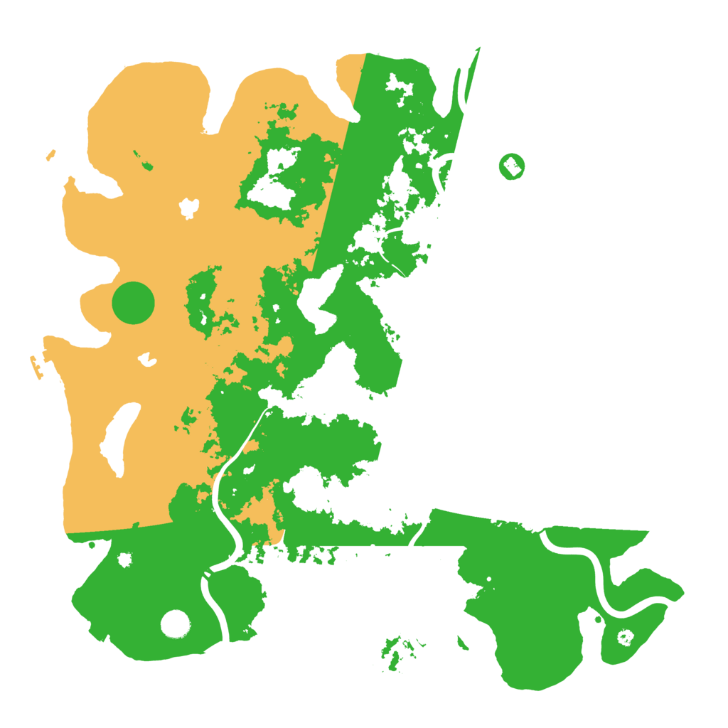Biome Rust Map: Procedural Map, Size: 4500, Seed: 321019235