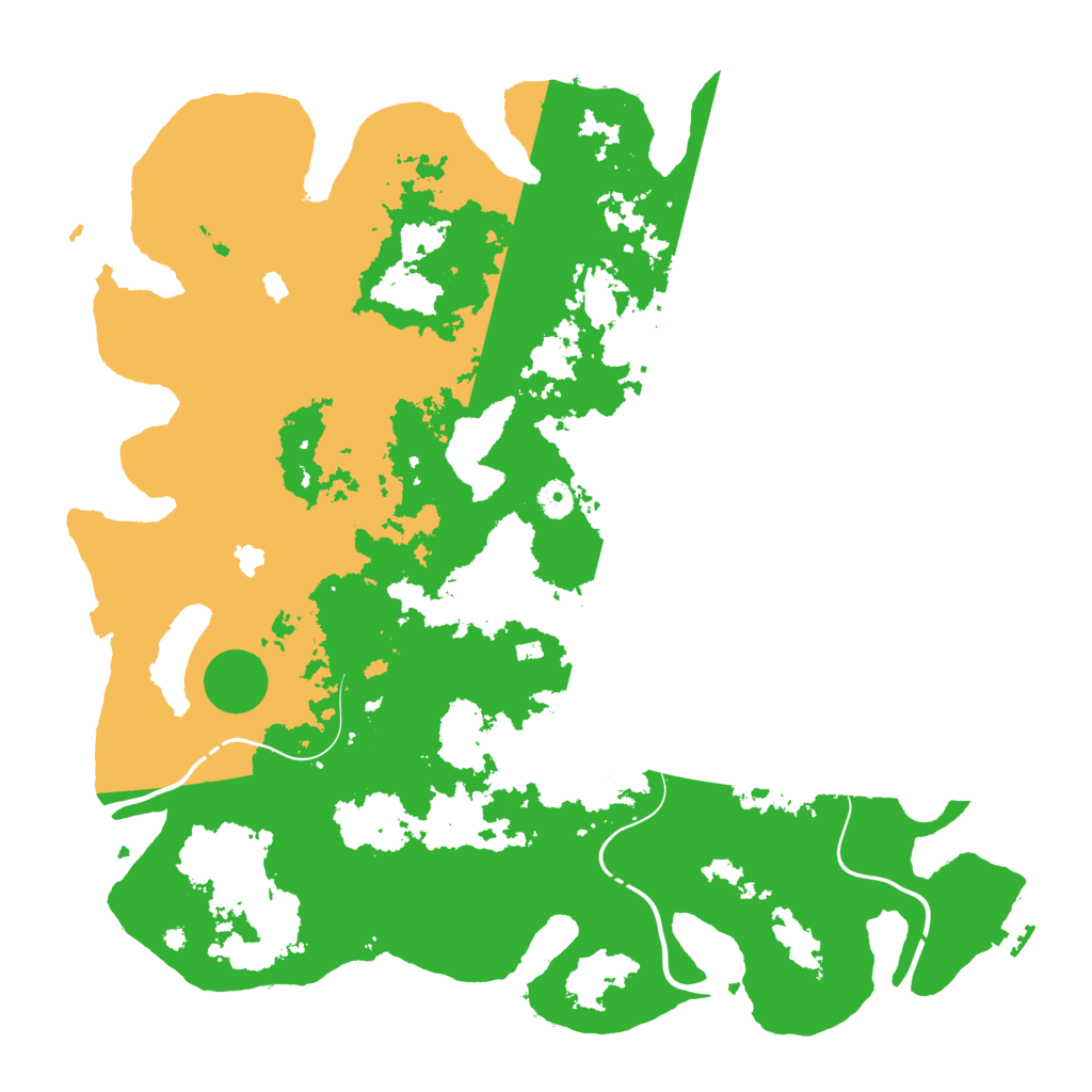 Biome Rust Map: Procedural Map, Size: 4500, Seed: 321019235