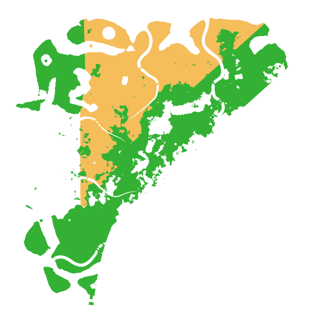 Biome Rust Map: Procedural Map, Size: 4400, Seed: 114