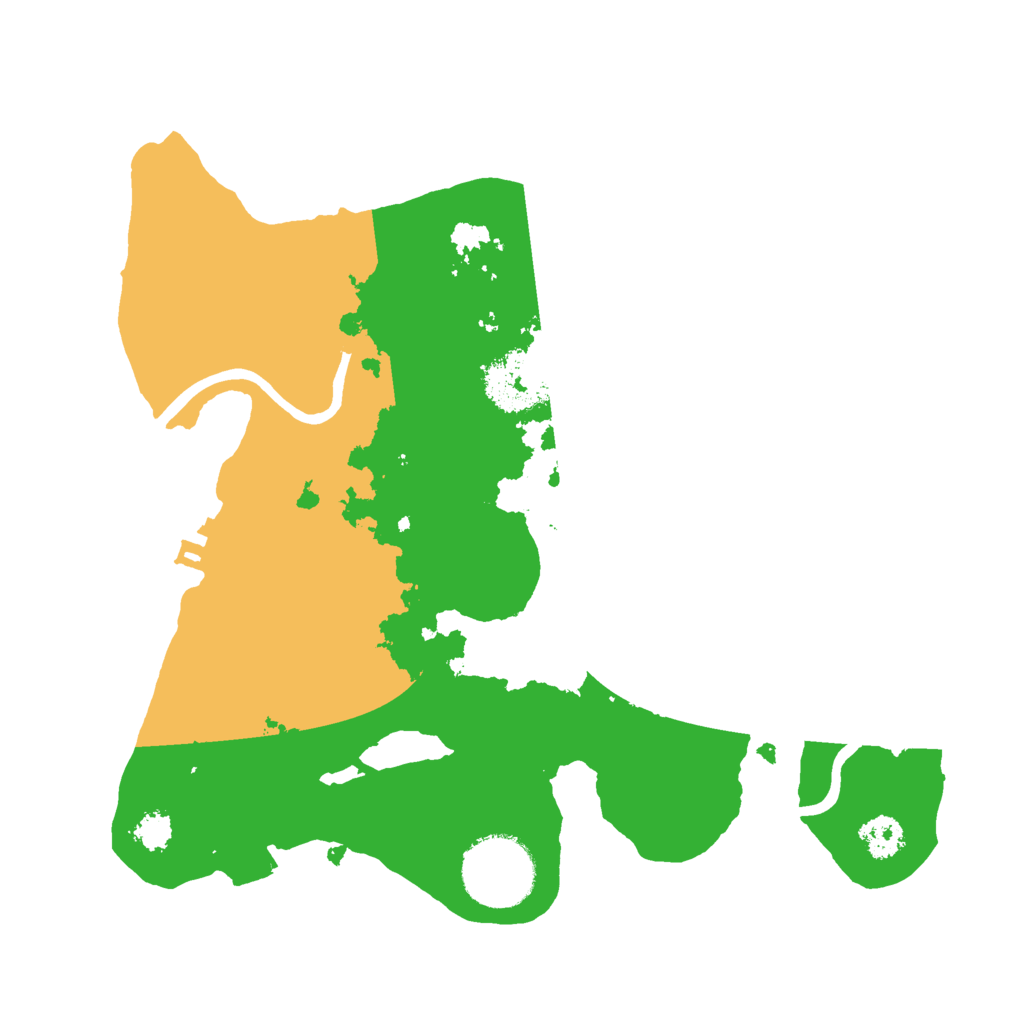 Biome Rust Map: Procedural Map, Size: 2500, Seed: 616914634
