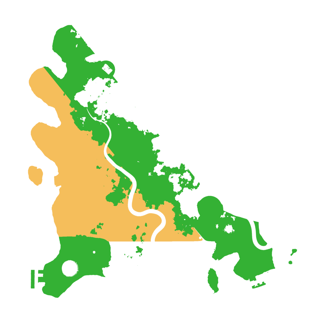 Biome Rust Map: Procedural Map, Size: 3500, Seed: 1063926895