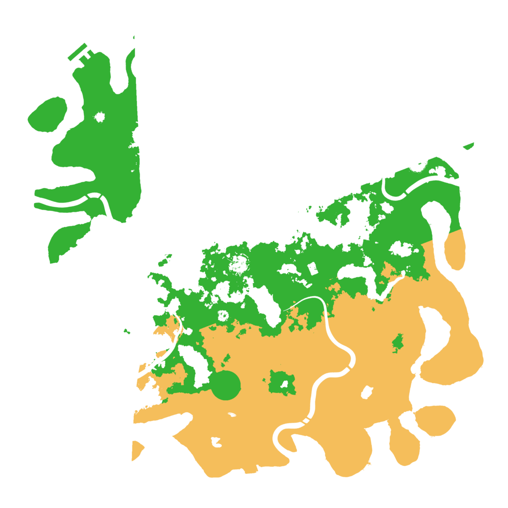 Biome Rust Map: Procedural Map, Size: 4500, Seed: 1715187626