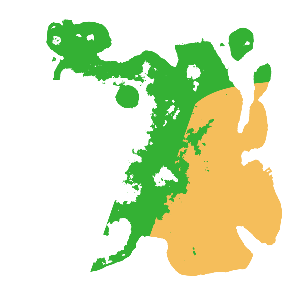 Biome Rust Map: Procedural Map, Size: 3500, Seed: 915876421