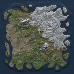 Thumbnail Rust Map: Procedural Map, Size: 5000, Seed: 1292607930, 18 Monuments