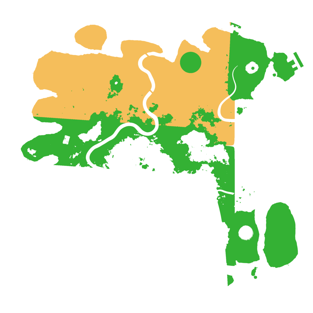 Biome Rust Map: Procedural Map, Size: 3900, Seed: 65615510