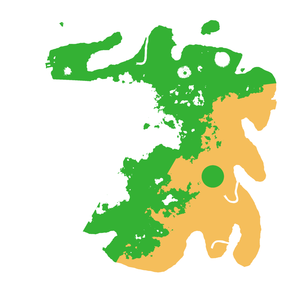 Biome Rust Map: Procedural Map, Size: 3500, Seed: 214747071