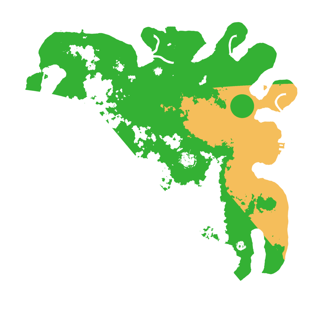 Biome Rust Map: Procedural Map, Size: 3500, Seed: 570091911