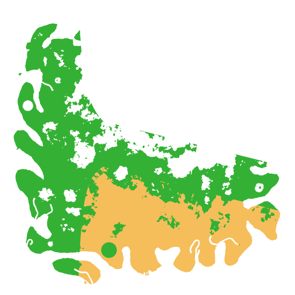 Biome Rust Map: Procedural Map, Size: 5000, Seed: 82147