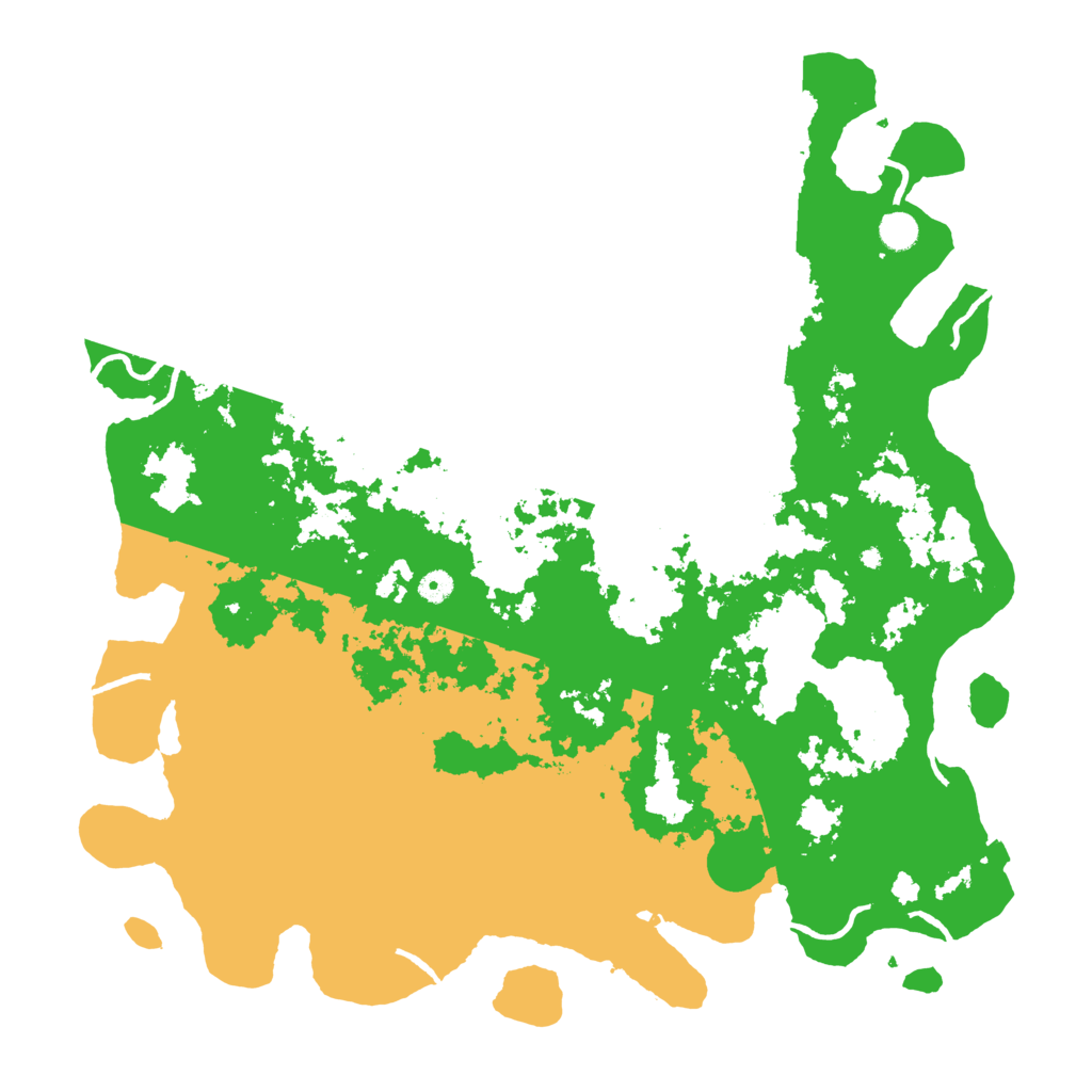 Biome Rust Map: Procedural Map, Size: 5000, Seed: 1990955816