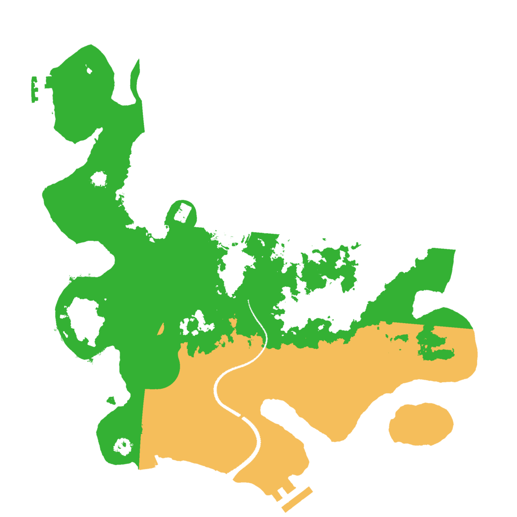 Biome Rust Map: Procedural Map, Size: 3000, Seed: 5403217