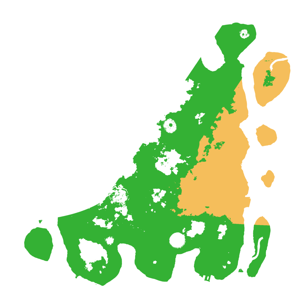 Biome Rust Map: Procedural Map, Size: 3500, Seed: 1170612333