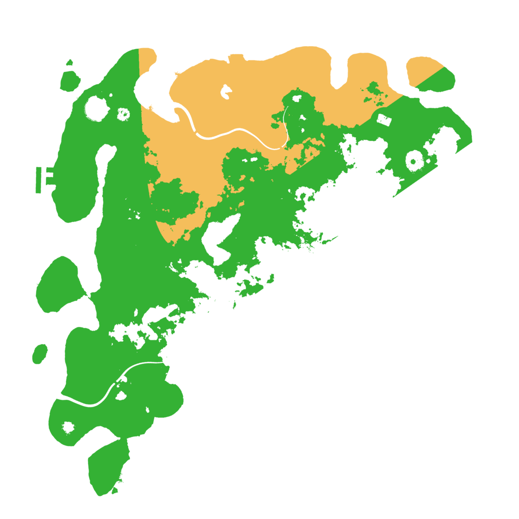 Biome Rust Map: Procedural Map, Size: 4000, Seed: 1293366978