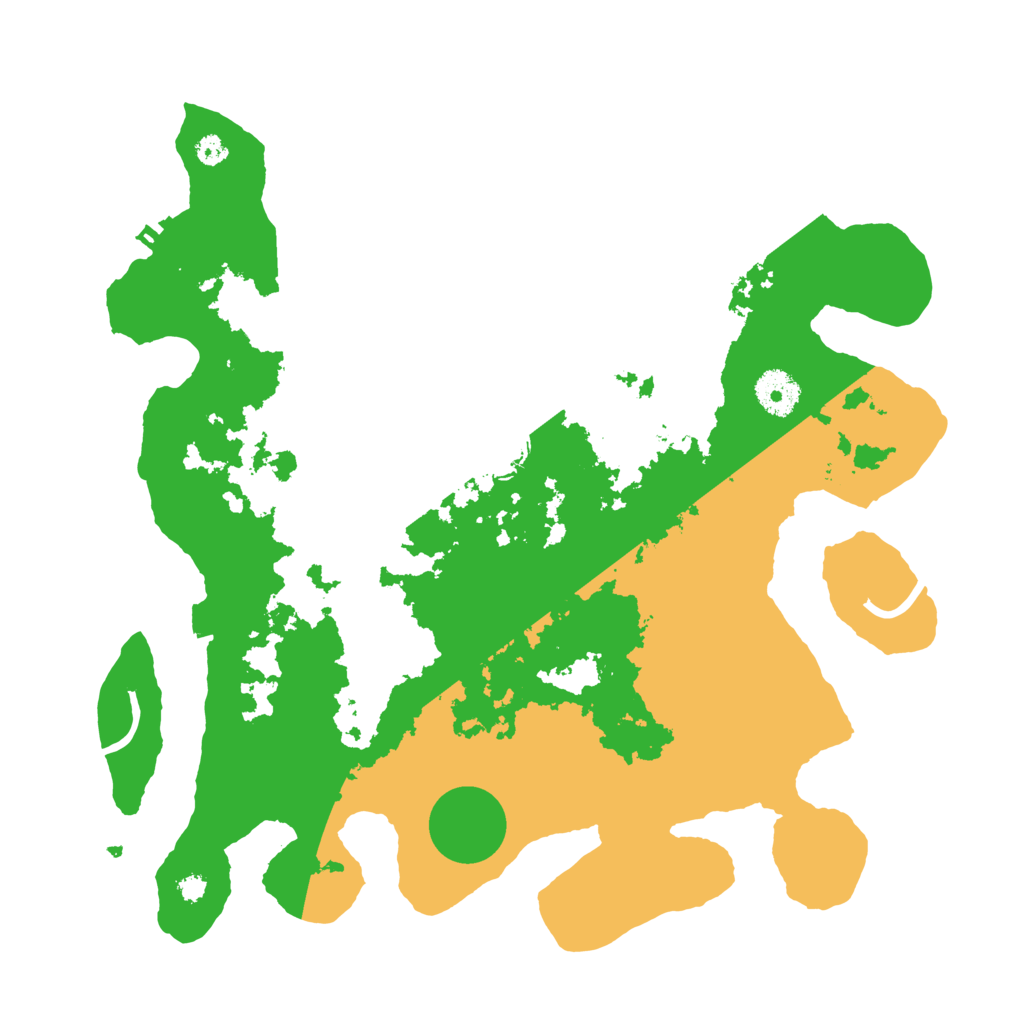 Biome Rust Map: Procedural Map, Size: 3500, Seed: 572424403