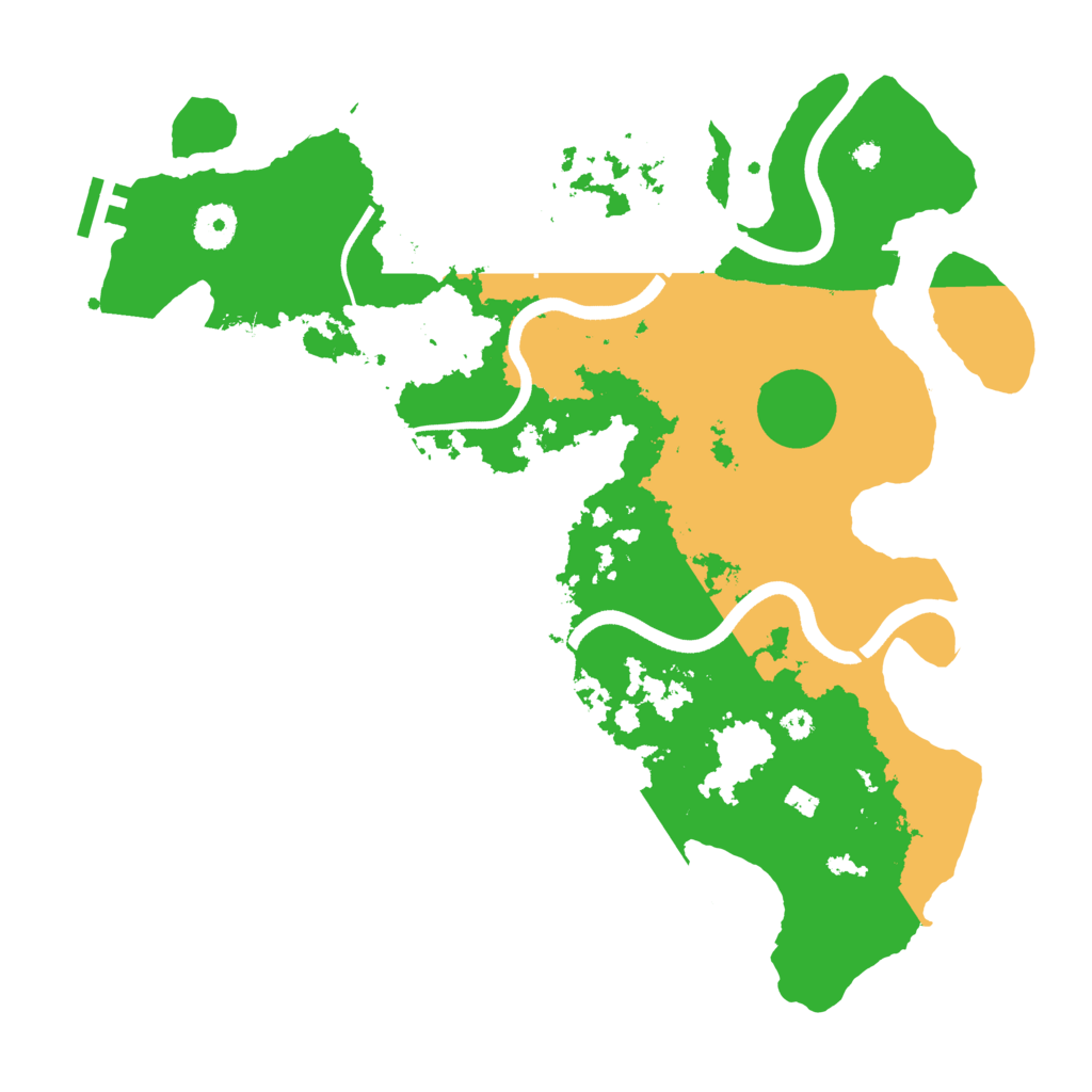 Biome Rust Map: Procedural Map, Size: 3650, Seed: 75065077