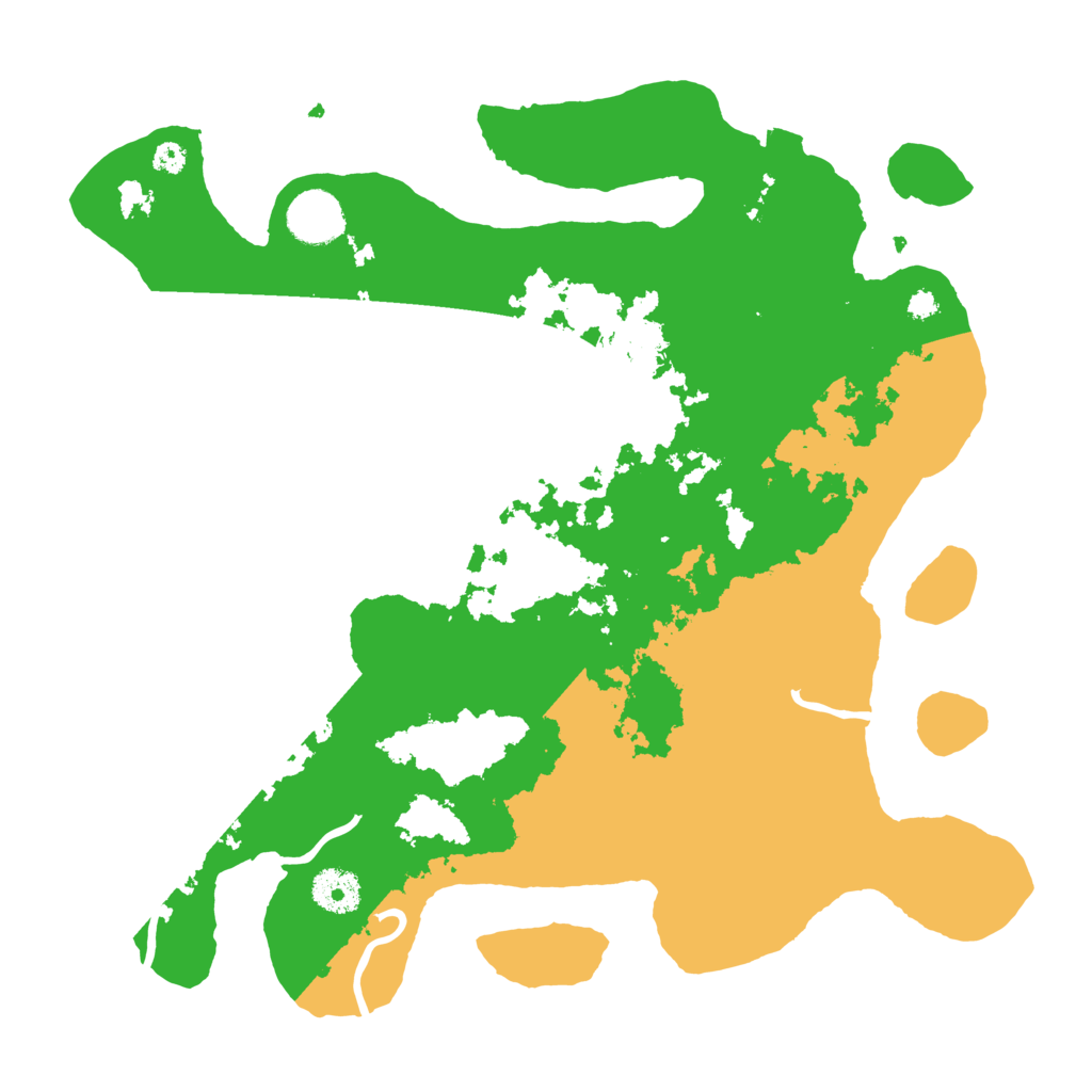 Biome Rust Map: Procedural Map, Size: 3500, Seed: 792891