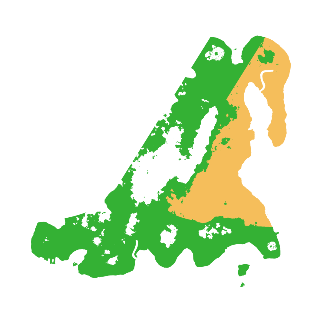 Biome Rust Map: Procedural Map, Size: 3500, Seed: 8774645