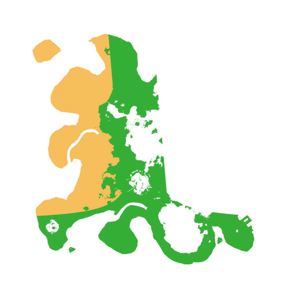 Biome Rust Map: Procedural Map, Size: 2400, Seed: 971748538