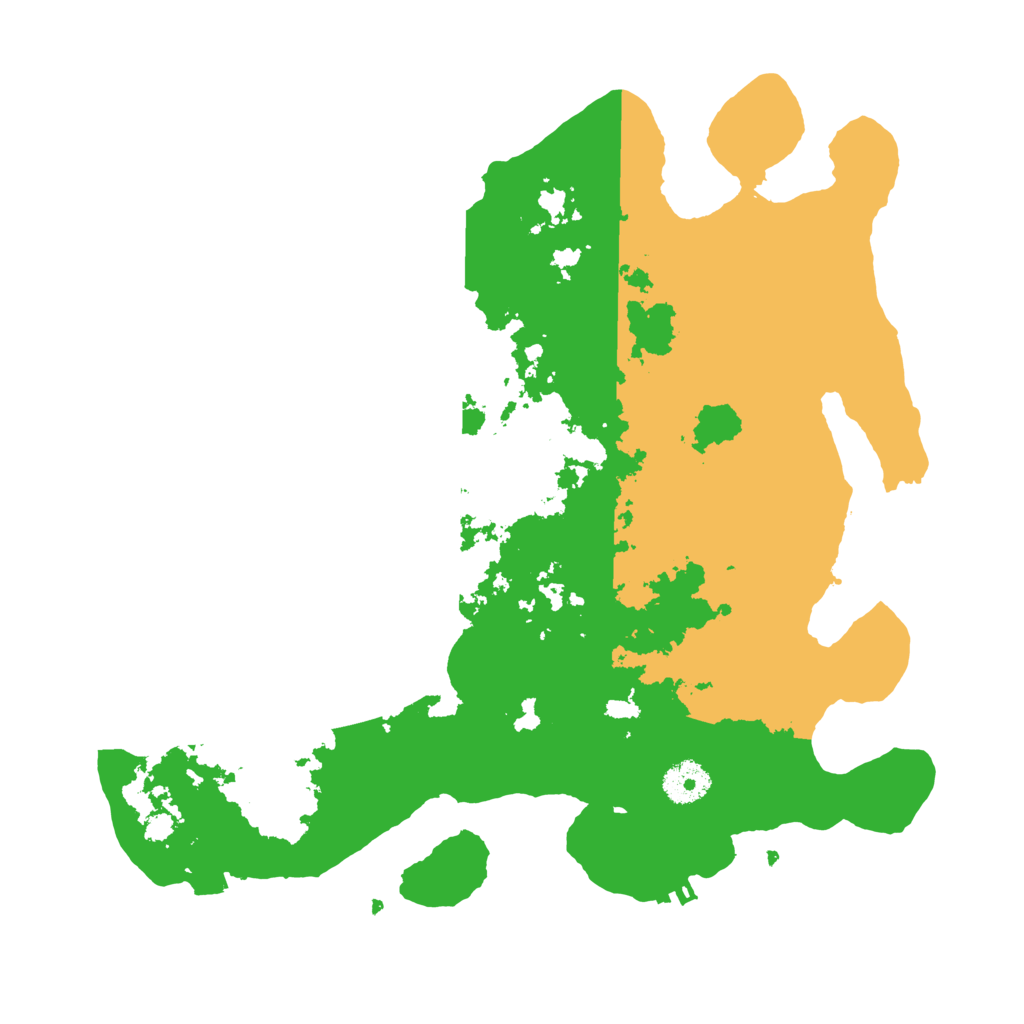 Biome Rust Map: Procedural Map, Size: 3500, Seed: 800640870