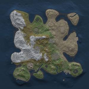 Thumbnail Rust Map: Procedural Map, Size: 2800, Seed: 2113240096, 11 Monuments