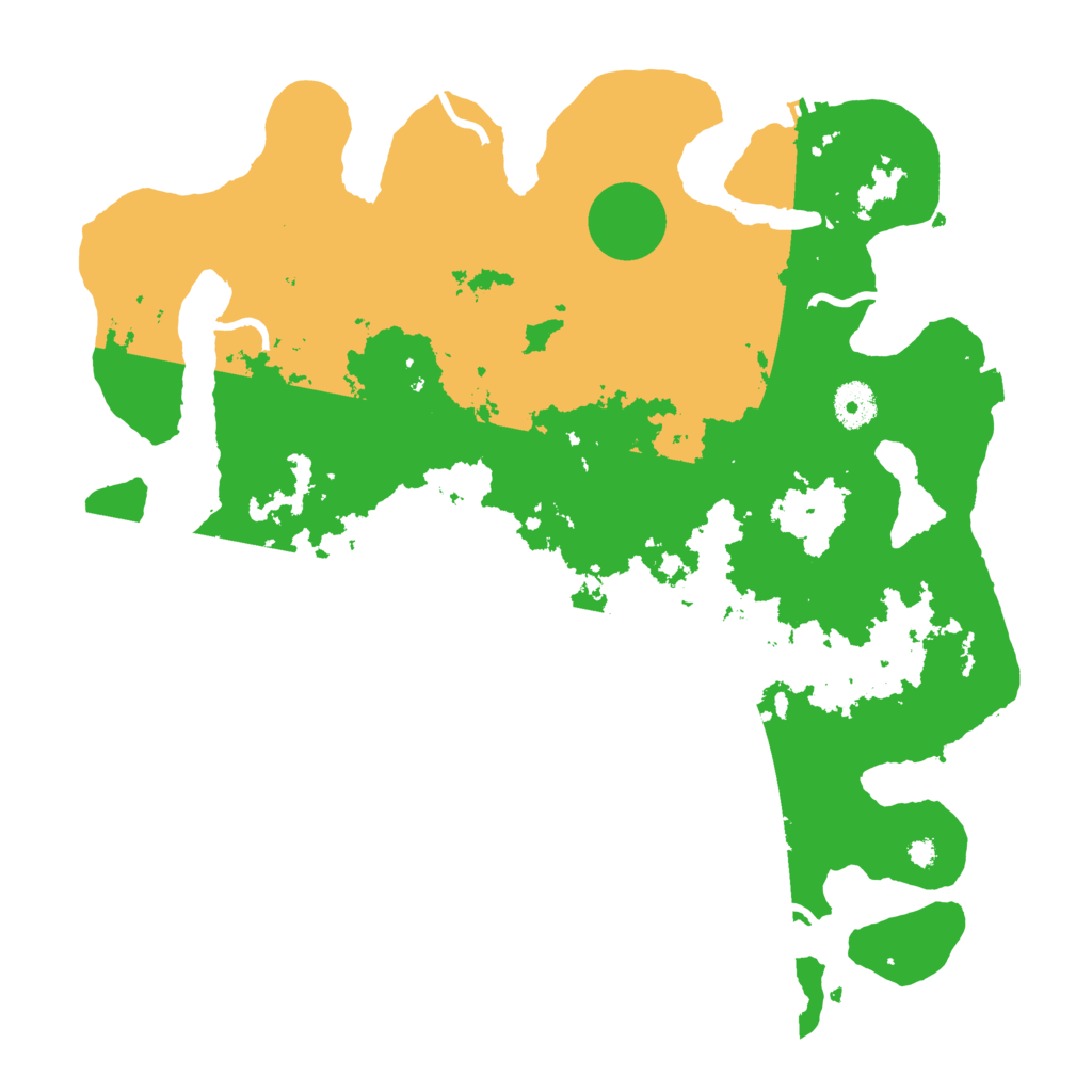 Biome Rust Map: Procedural Map, Size: 3700, Seed: 507657960