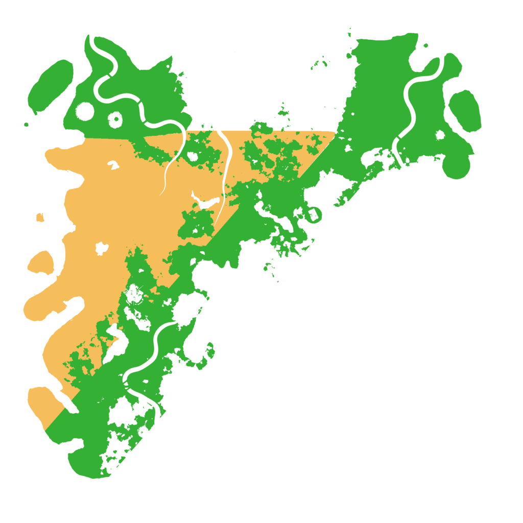 Biome Rust Map: Procedural Map, Size: 5000, Seed: 1126428656