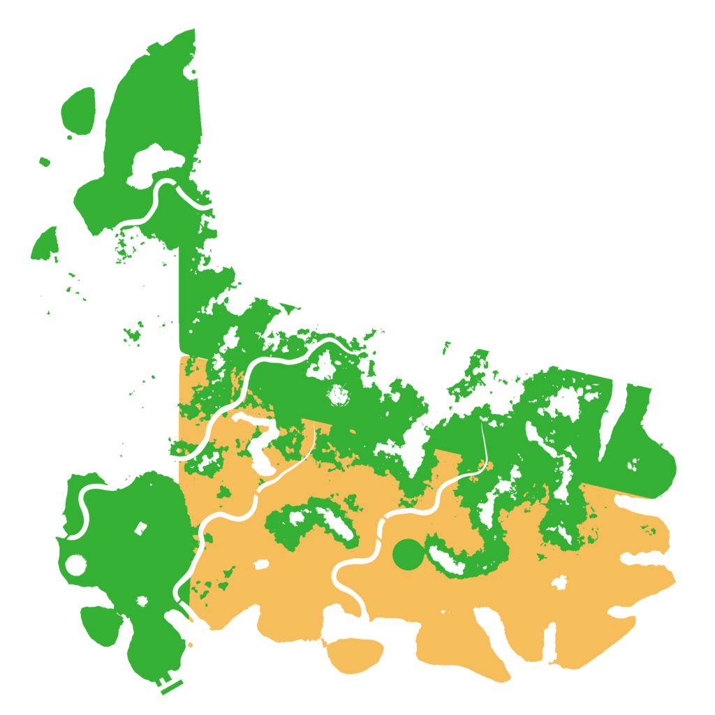 Biome Rust Map: Procedural Map, Size: 6000, Seed: 652598802