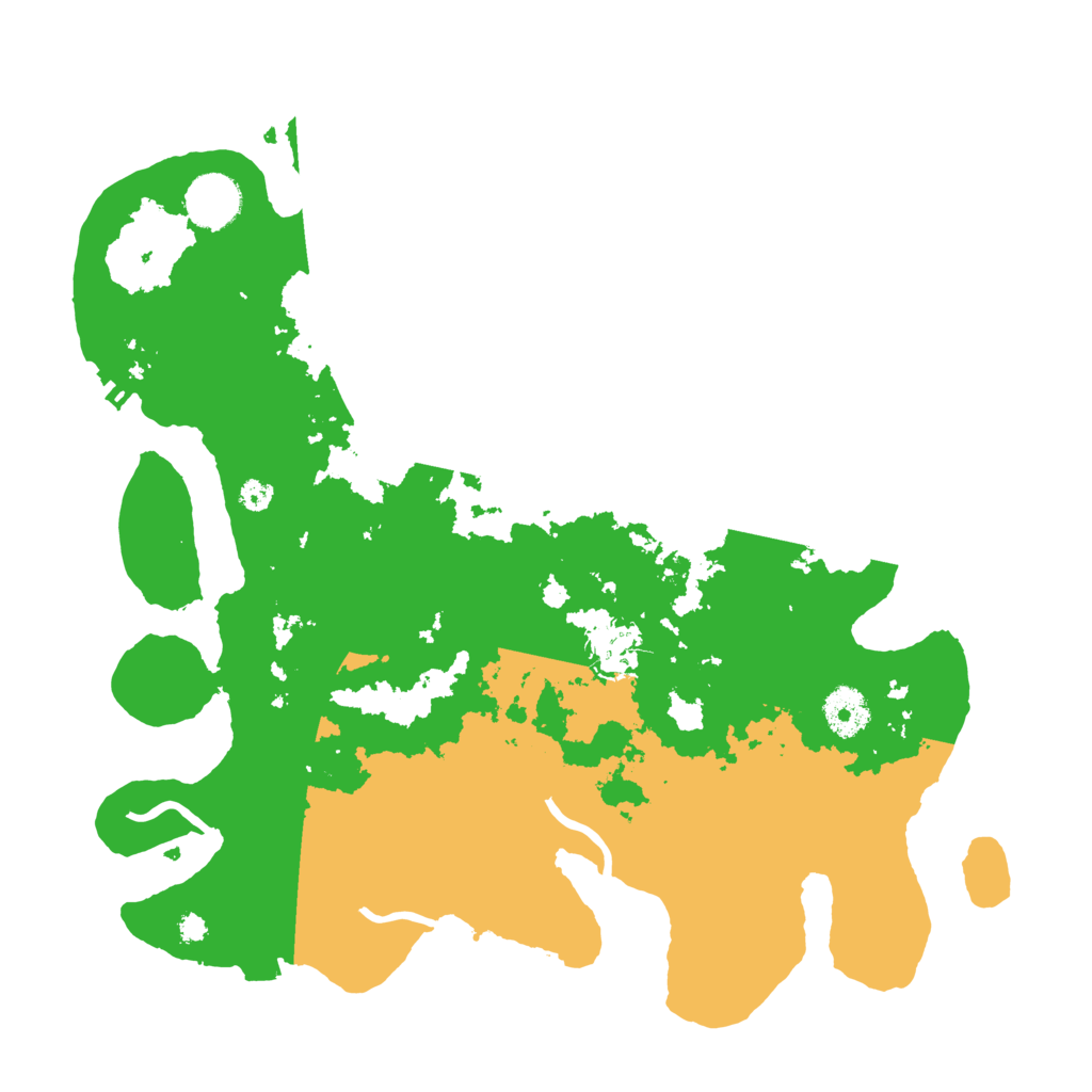 Biome Rust Map: Procedural Map, Size: 3500, Seed: 2837521