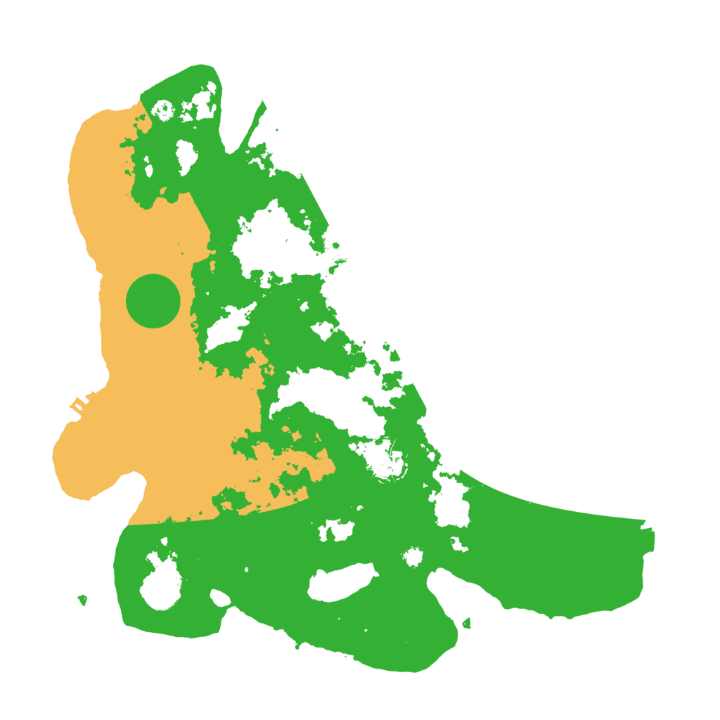 Biome Rust Map: Procedural Map, Size: 3500, Seed: 1719015774