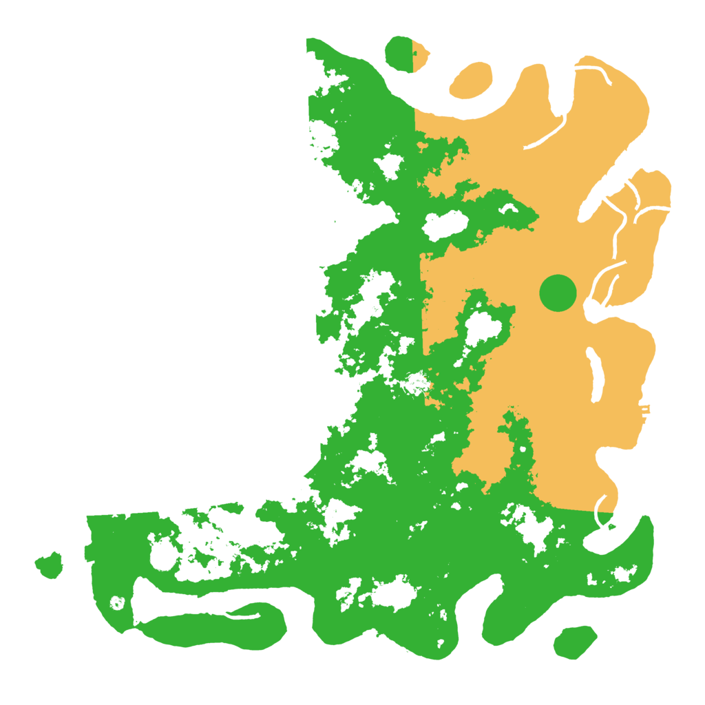 Biome Rust Map: Procedural Map, Size: 5000, Seed: 10043