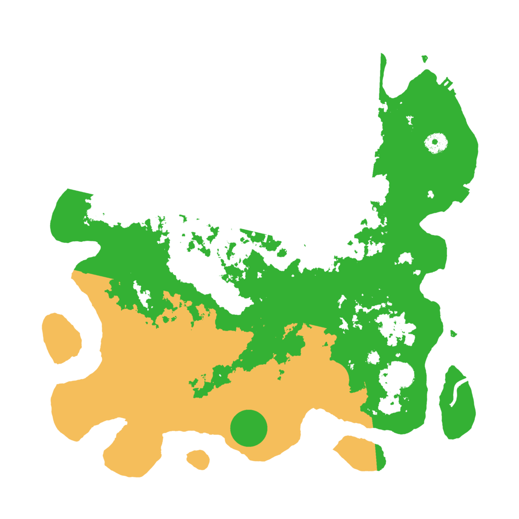 Biome Rust Map: Procedural Map, Size: 3700, Seed: 708616190