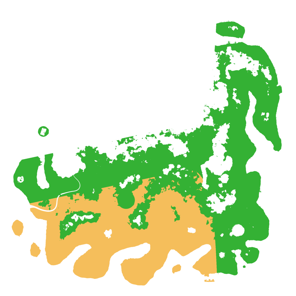 Biome Rust Map: Procedural Map, Size: 4500, Seed: 674873099