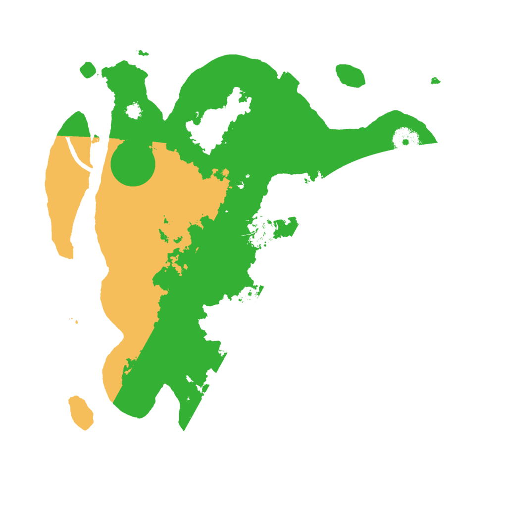 Biome Rust Map: Procedural Map, Size: 3000, Seed: 293623921