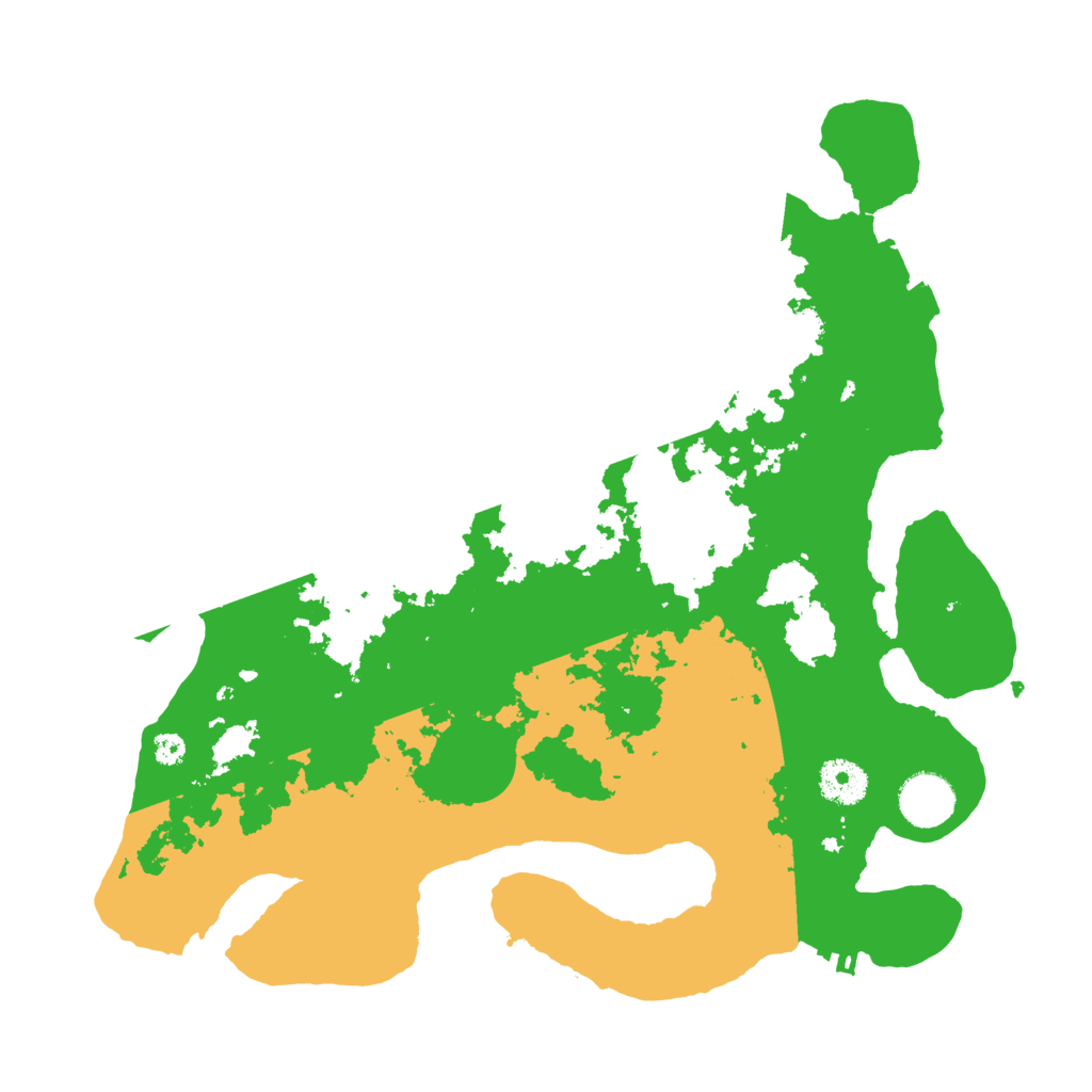 Biome Rust Map: Procedural Map, Size: 3500, Seed: 4228803