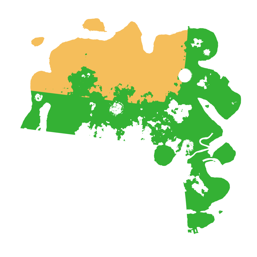 Biome Rust Map: Procedural Map, Size: 3500, Seed: 233576461
