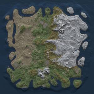 Thumbnail Rust Map: Procedural Map, Size: 5000, Seed: 367923580, 19 Monuments