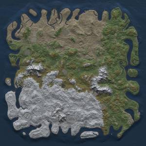 Thumbnail Rust Map: Procedural Map, Size: 6000, Seed: 2022024, 19 Monuments