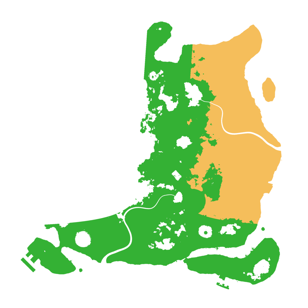 Biome Rust Map: Procedural Map, Size: 3500, Seed: 754646484