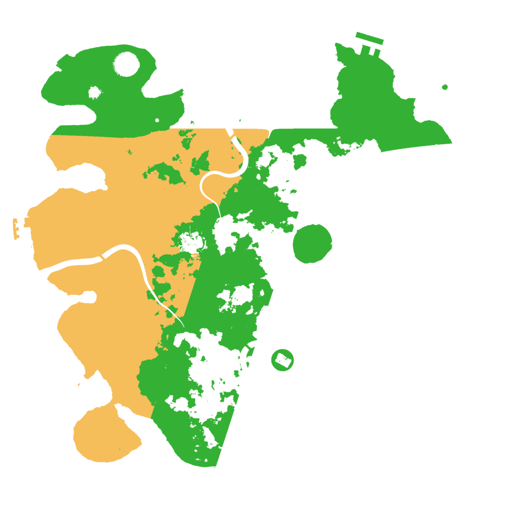 Biome Rust Map: Procedural Map, Size: 3700, Seed: 1899497307