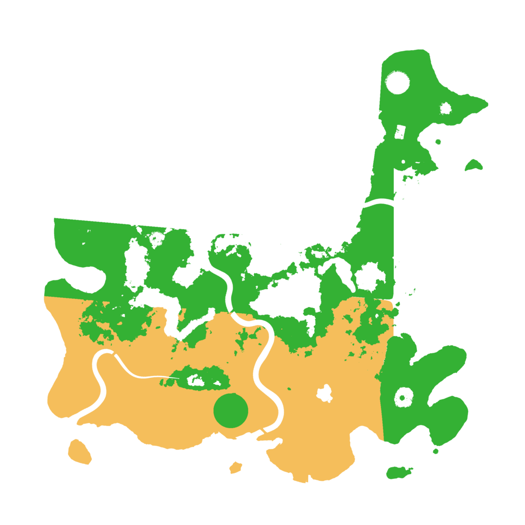 Biome Rust Map: Procedural Map, Size: 4000, Seed: 43827713